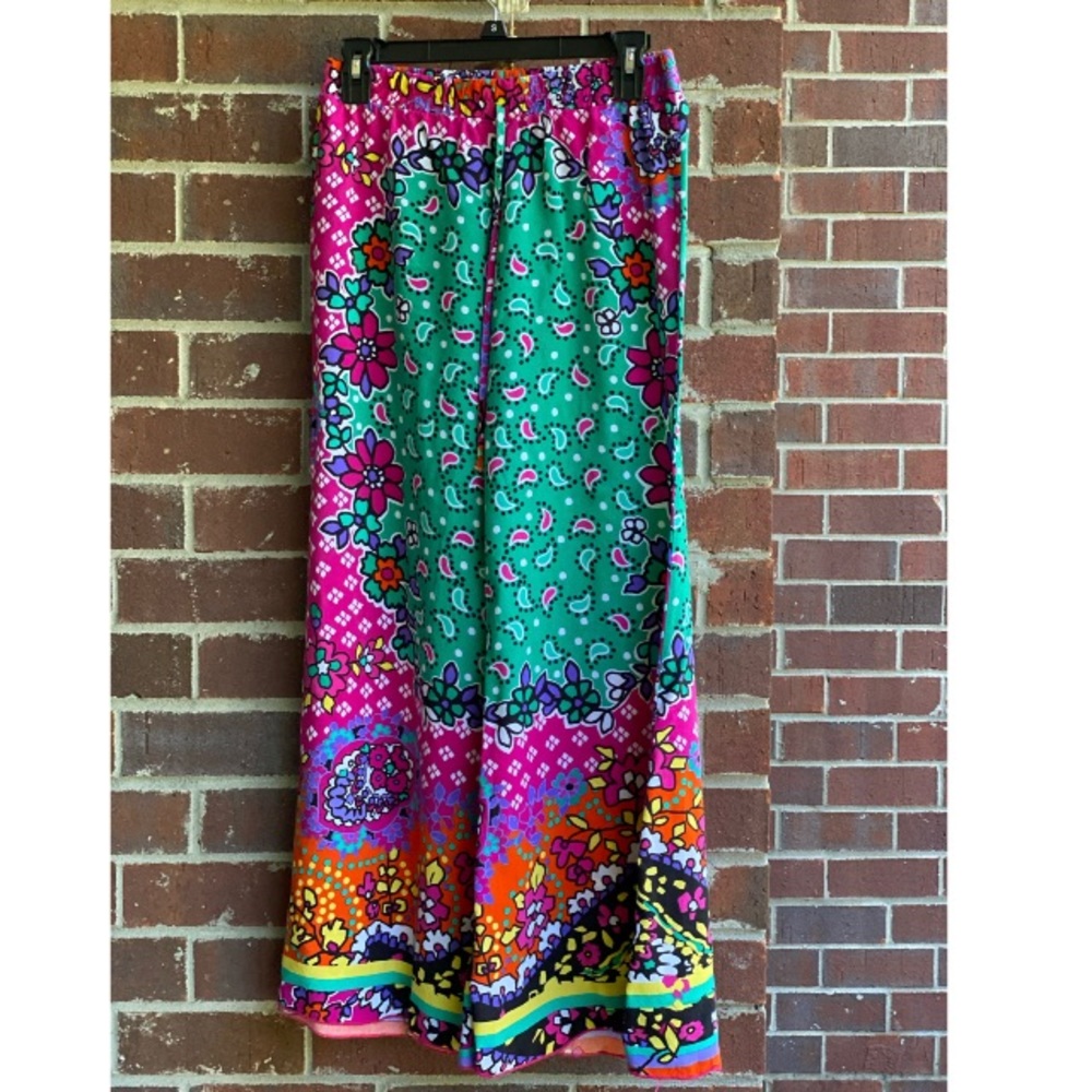 Boho Palazzo Pants. Size Medium.